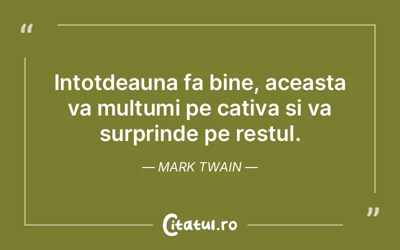 Citat Mark Twain - citate viata