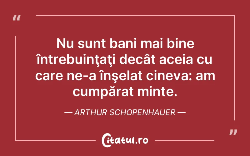 Citat Arthur Schopenhauer - citate viata