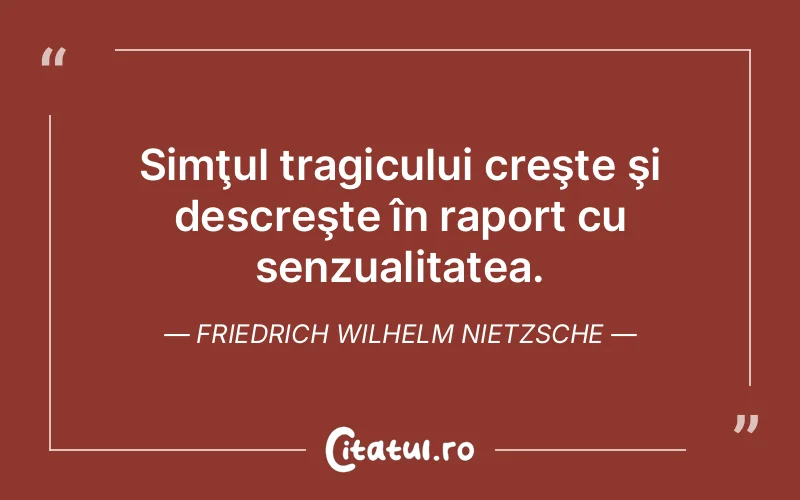 Citat Friedrich Wilhelm Nietzsche - citate viata