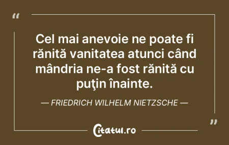 La un om al cunoaşterii compătimirea e... La un om al cunoaşterii compătimirea e...