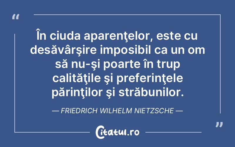 Citat Friedrich Wilhelm Nietzsche - citate viata