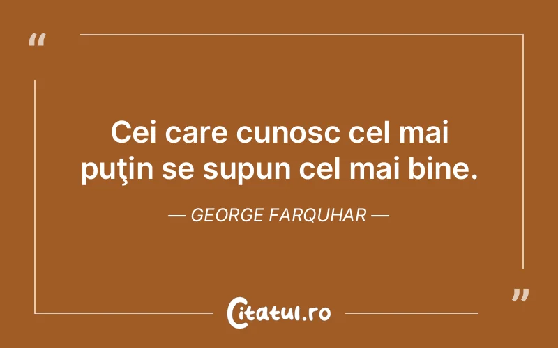 Citat George Farquhar - citate viata