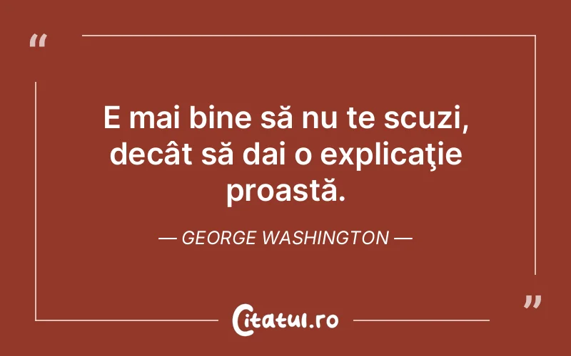 Citat George Washington - citate viata