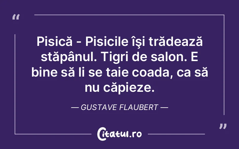 Citat Gustave Flaubert - citate viata