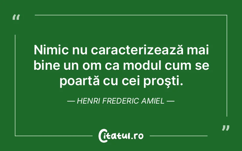 Citat Henri Frederic Amiel - citate viata