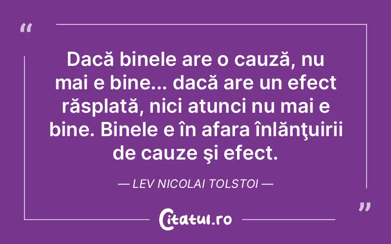 Citat Lev Nicolai Tolstoi - citate viata