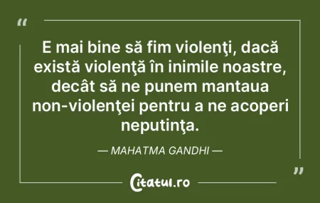 Vrei răzbunare faţă de duşmanul tău...