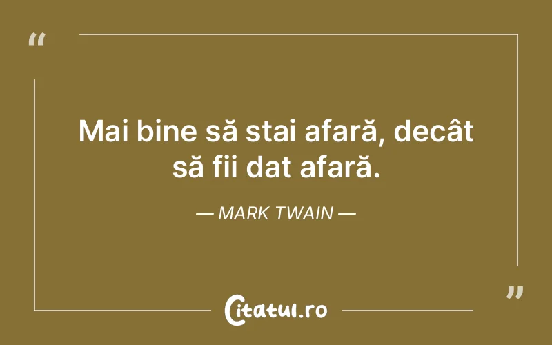 Citat Mark Twain - citate viata