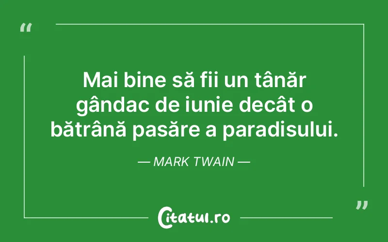Citat Mark Twain - citate viata