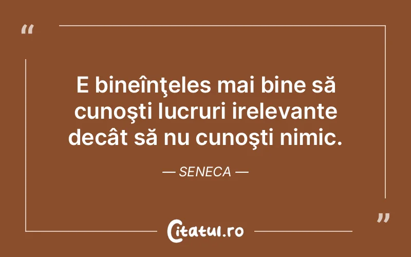 Citat Seneca - citate viata