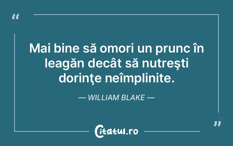 Citat William Blake - citate viata
