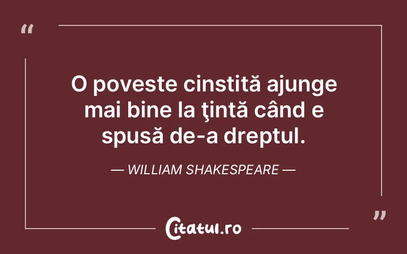 Citat William Shakespeare - citate viata