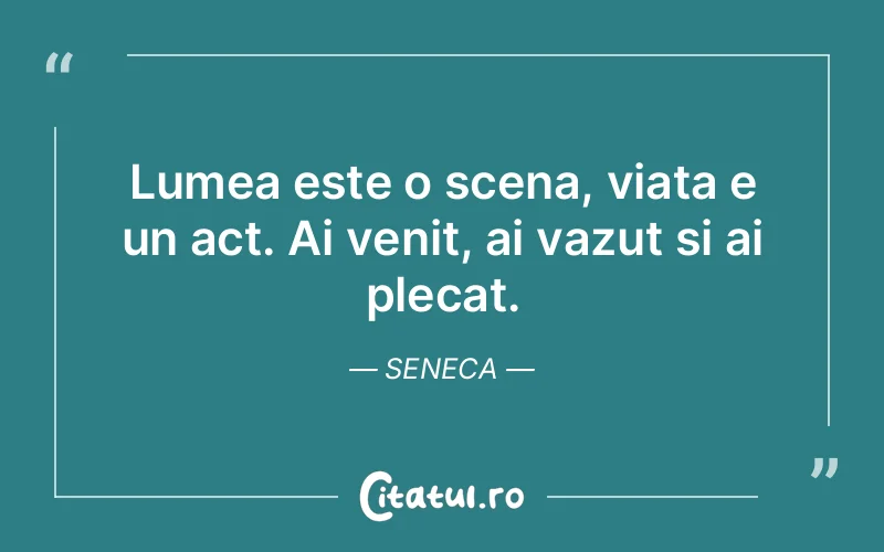 Citat Seneca - citate viata