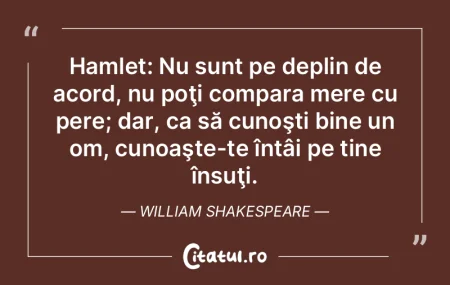 Macbeth (Aparte): De mi-e ursit să urc ...