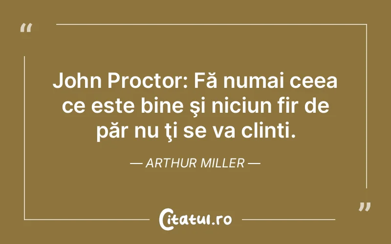 Citat Arthur Miller - citate viata
