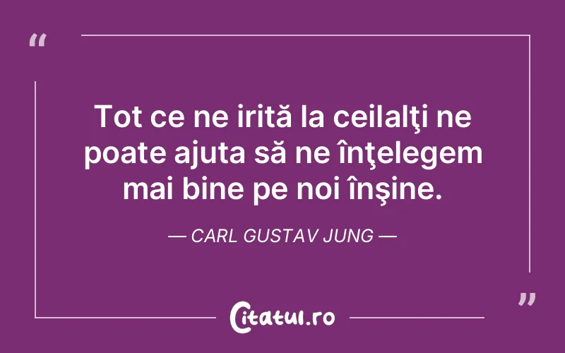 Citat Carl Gustav Jung - citate viata
