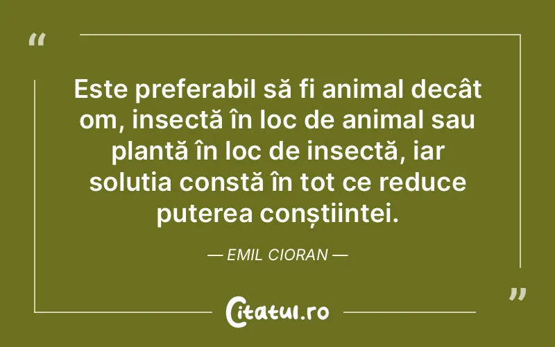 Citat Emil Cioran - citate viata