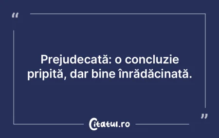 Unii sunt atât de răi încât fac rău...