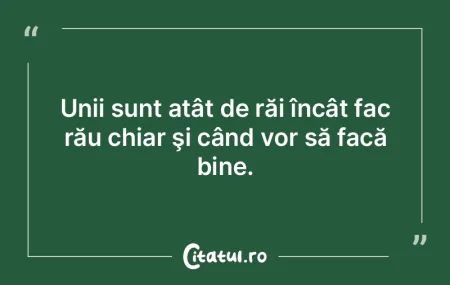 Ignoranţa este ca miopia: nici nu eşti...