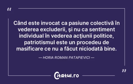 Ştiu că şi alţii fac sforării ca ru...