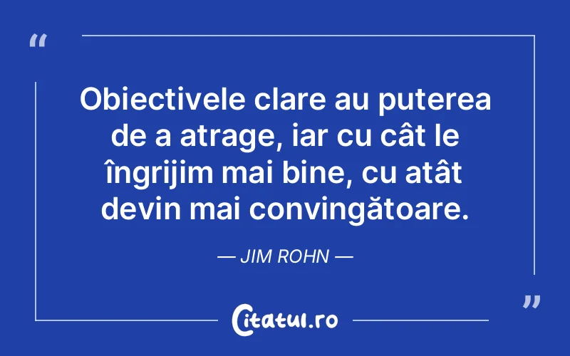 Citat Jim Rohn - citate viata