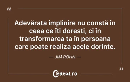 A avea câteva lucruri cu adevărat valo...