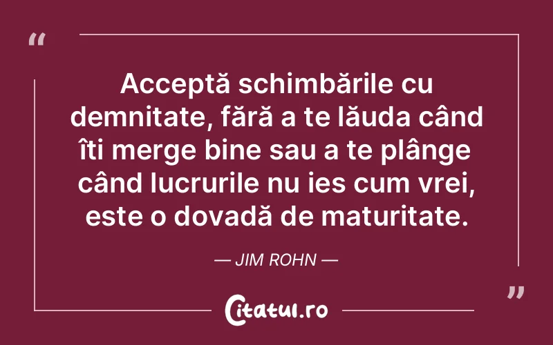 Citat Jim Rohn - citate viata
