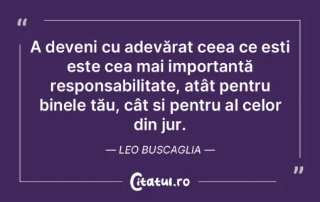 Cred că viaţa e o călătorie, de mult...