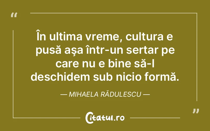 Citat Mihaela Rădulescu - citate viata