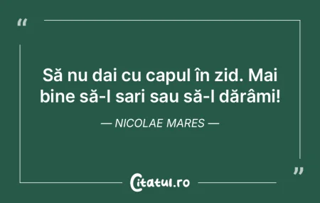 Cel mai greu de apărat este binele pe c...