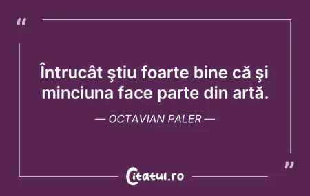 Întotdeauna am spus asta: ca să fii bi...