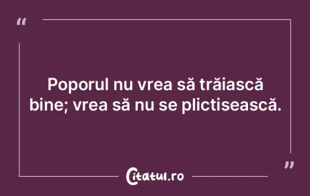 E bine că România e un stat mic; avem ...