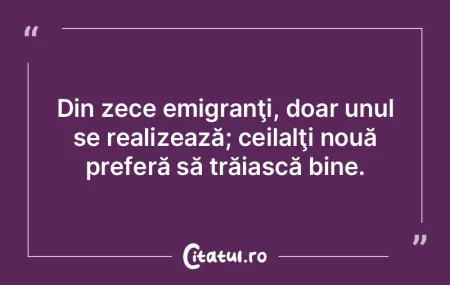 Aşteptăm din partea celor care ne repr...