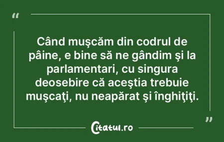 Dacă n-ai bani, te poţi gândi la bine...