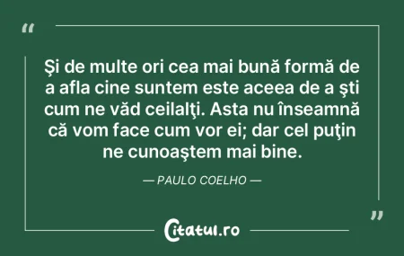 De multe ori cea mai bună formă de a a...