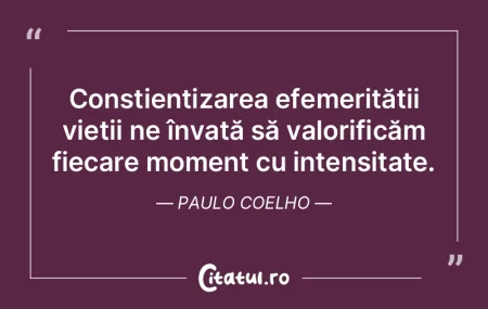 Ştiu bine că o viaţă fără niciun s...