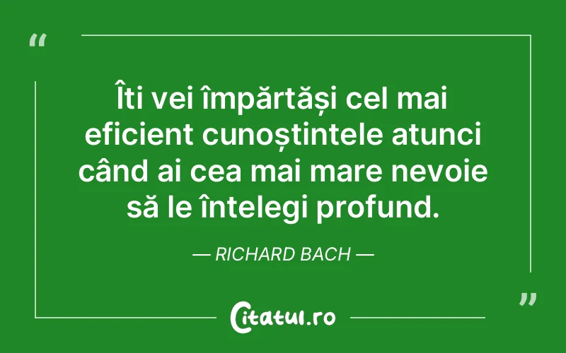 Citat Richard Bach - citate viata