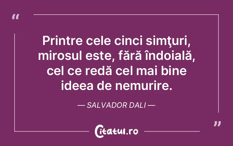 Citat Salvador Dali - citate viata