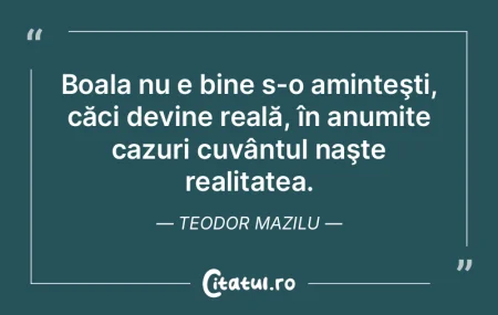 Speranţa este importantă pentru că fa...