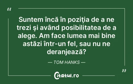 Voi face ceea ce e cel mai bine pentru R...