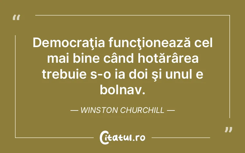 Citat Winston Churchill - citate viata