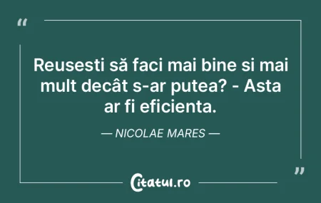 Până nu te implici, nu vei știi nimic... Până nu te implici, nu vei știi nimic...