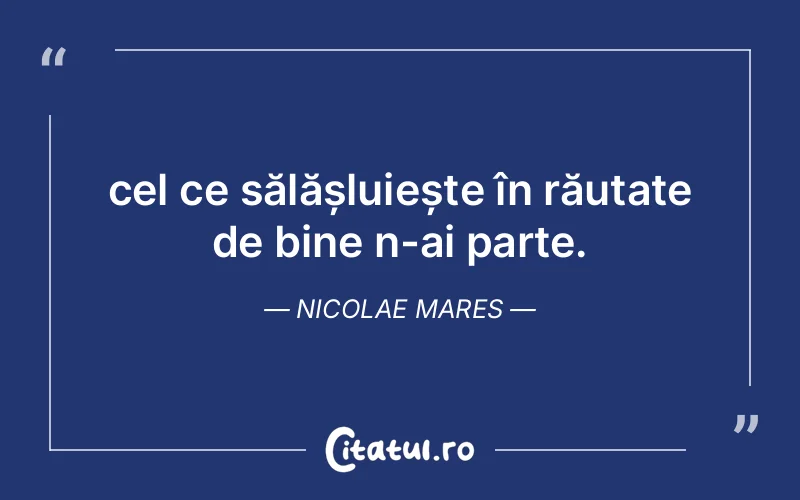 Citat Nicolae Mares - citate viata