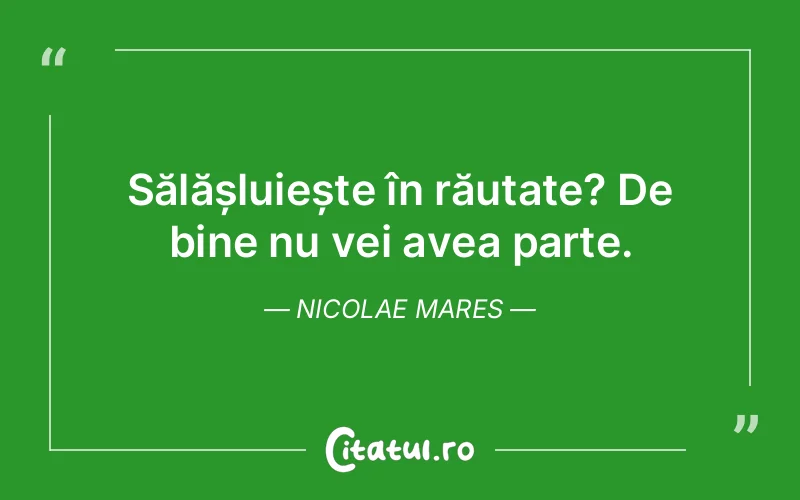 Citat Nicolae Mares - citate viata