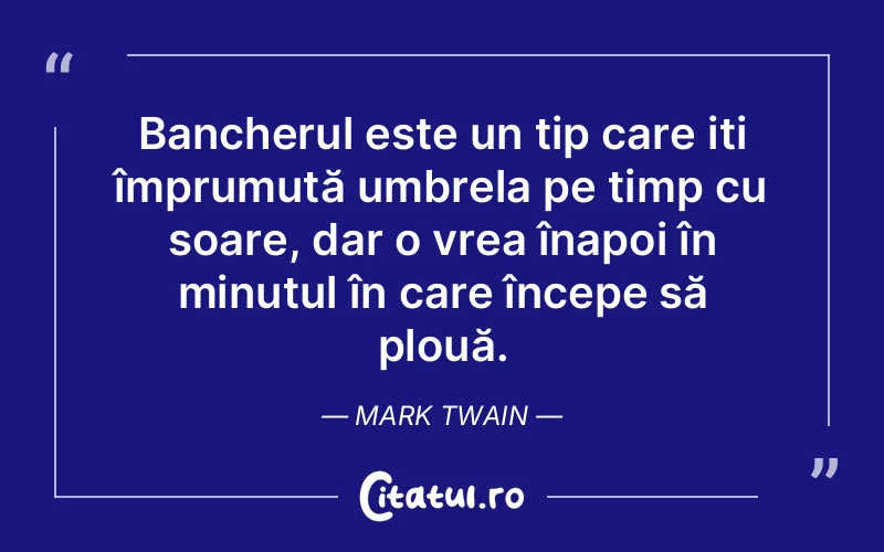 Citat Mark Twain - citate viata