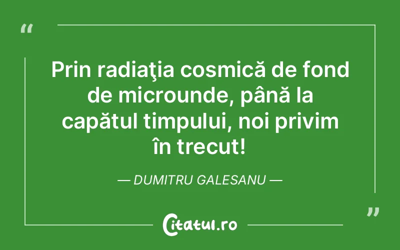 Citat Dumitru Galesanu - citate viata