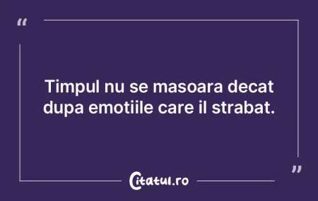 Avem o clipa in goana generatiilor sa re...