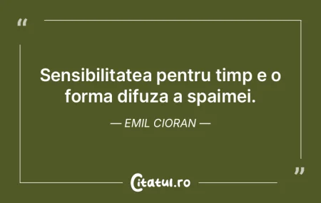 Somnul n-are alt rost decat uitarea timp...