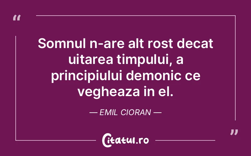 Citat Emil Cioran - citate viata