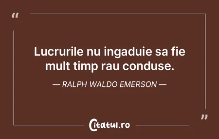 Cand te descoperi de partea majoritatii,...